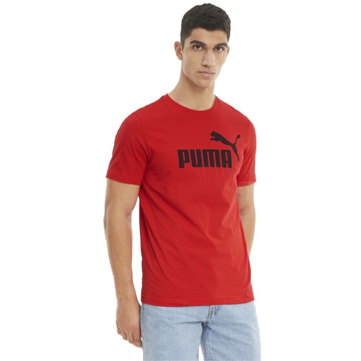 Мужская футболка Puma ESS Logo Tee High Risk Red M