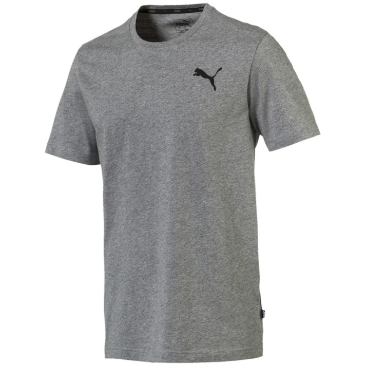 Tricou bărbătesc Puma ESS Small Logo Tee Medium Gray Heather/Cat XS