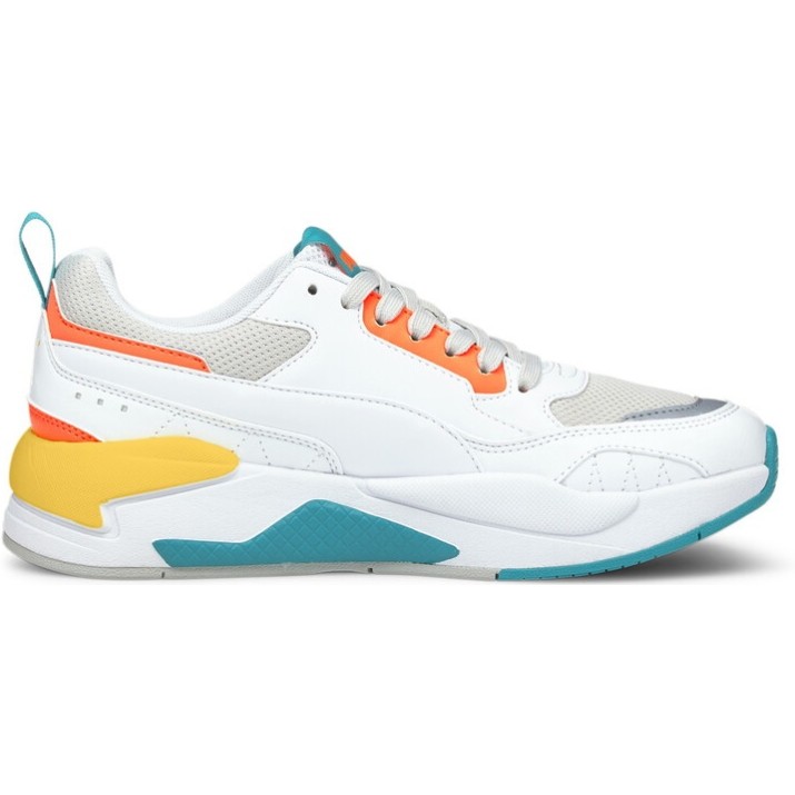Кроссовки женские Puma X-Ray 2 Square Puma White/Gray Violet/Nrgy Peach/Viridian Green 37