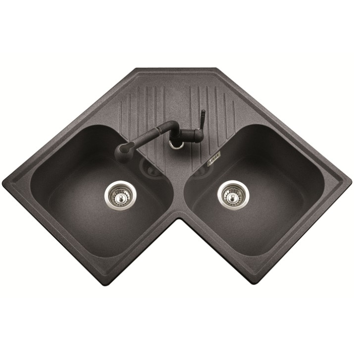 Chiuvetă de bucătărie Plados Atlantic FTA8320 UG95 Ebony Black