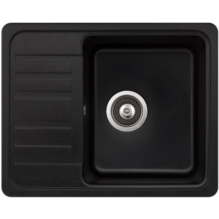 Кухонная мойка Aquasanita Helika Notus SQ102 Black metallic