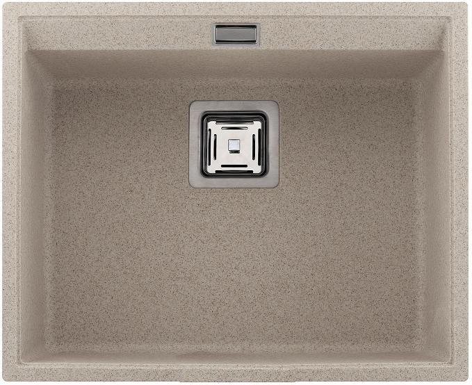Chiuvetă de bucătărie Aquasanita Helika Delicia SQD100 Beige