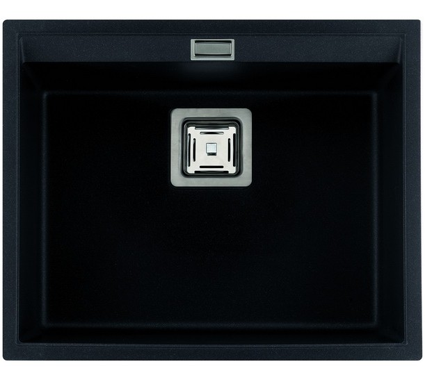 Кухонная мойка Aquasanita Helika Delicia SQD100 Black metallic