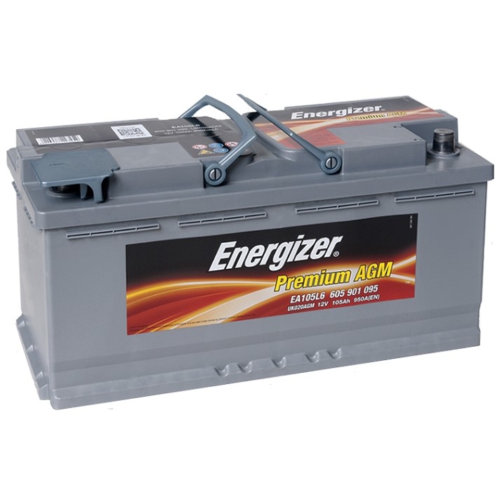 Автомобильный аккумулятор Energizer Premium AGM EA105-L6