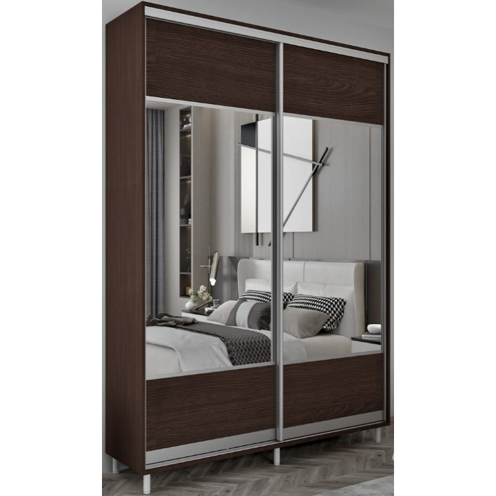 Шкаф-купе Mobildor-Lux Aron S 100x220 (2226 Wenghe) K1