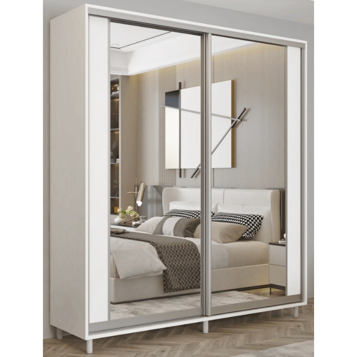 Шкаф-купе Mobildor-Lux Aron-S 200x220 White (arons5257) K2