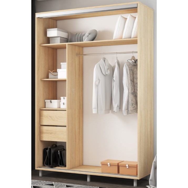 Шкаф-купе Mobildor-Lux Aron-S 130x220 Oak Sonoma (arons5128) K3