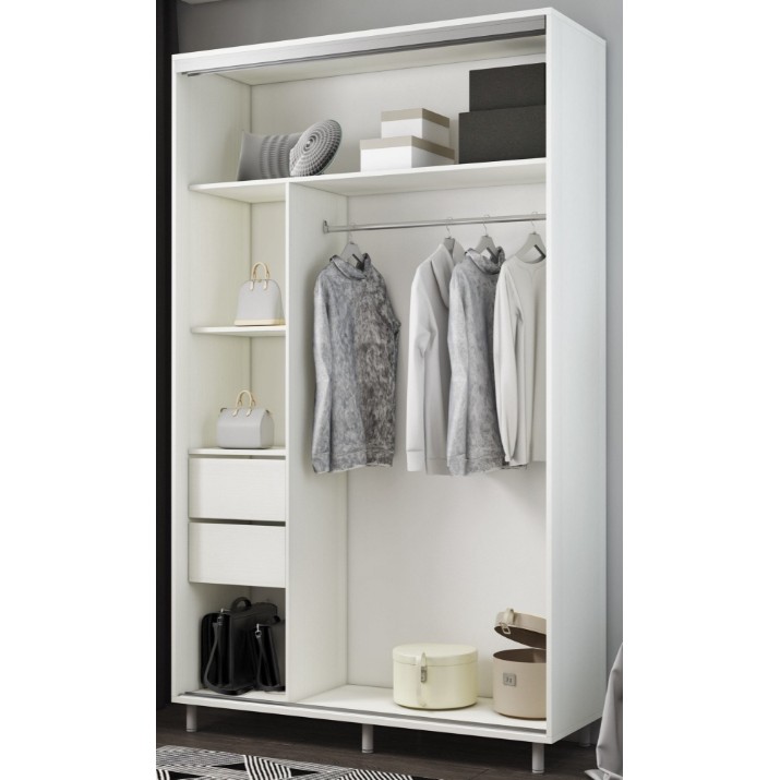 Шкаф-купе Mobildor-Lux Aron-S 110x220 White (arons5091) K3