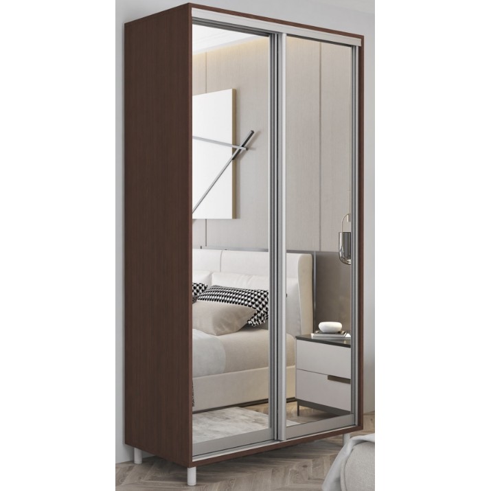 Dulap cu uşi glisante Mobildor-Lux Aron S 110x220 (2226 Wenghe)