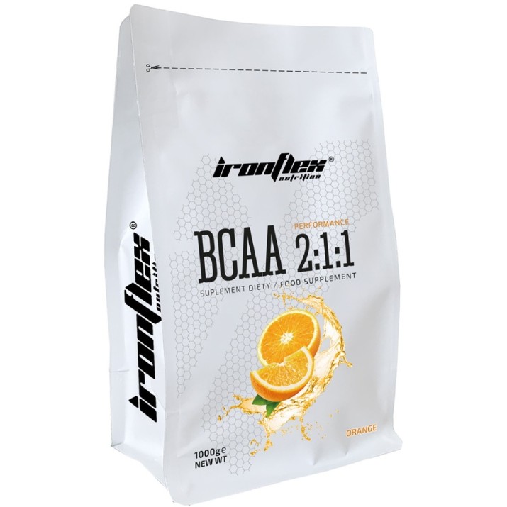 Аминокислоты IronFlex BCAA 2-1-1 Orange 1000g