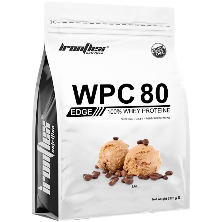 Протеин IronFlex WPC80 EDGE Latte 2270g