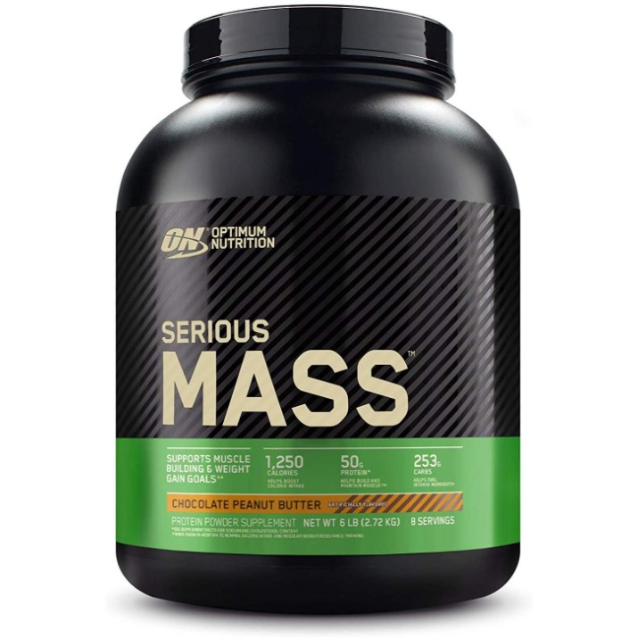 Гейнер Optimum Nutrition Serious Mass Chocolate Peanut Butter 2720g