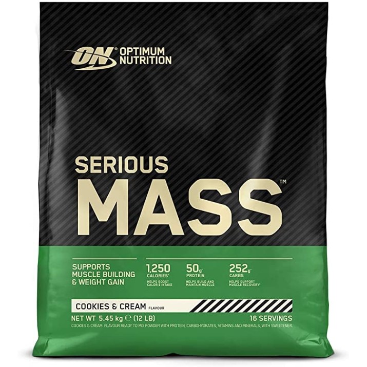 Гейнер Optimum Nutrition Serious Mass Cookies & Cream 5440g