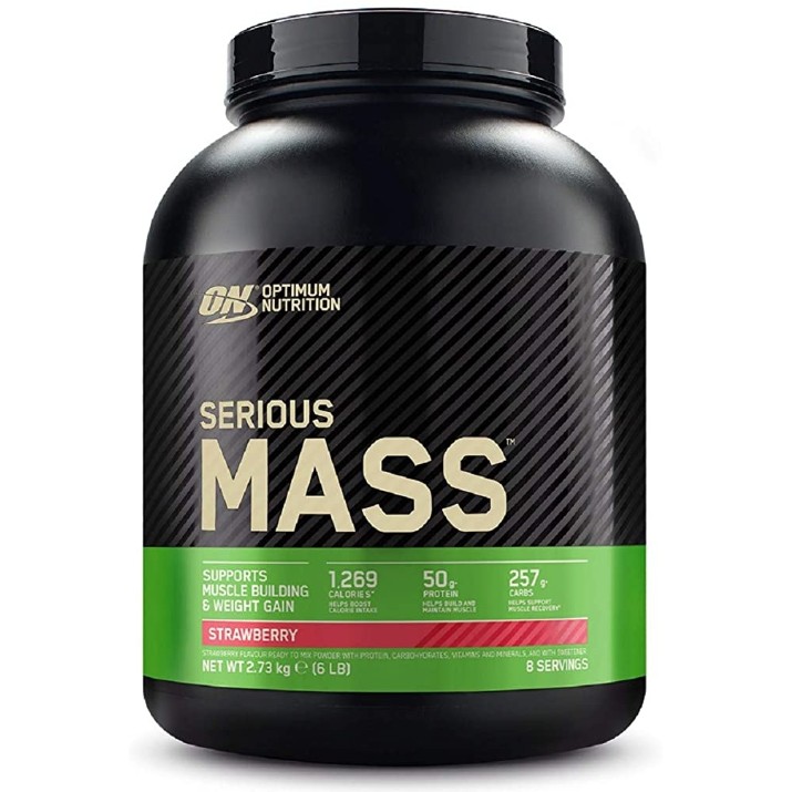 Gainer Optimum Nutrition Serious Mass Strawberry 2720g