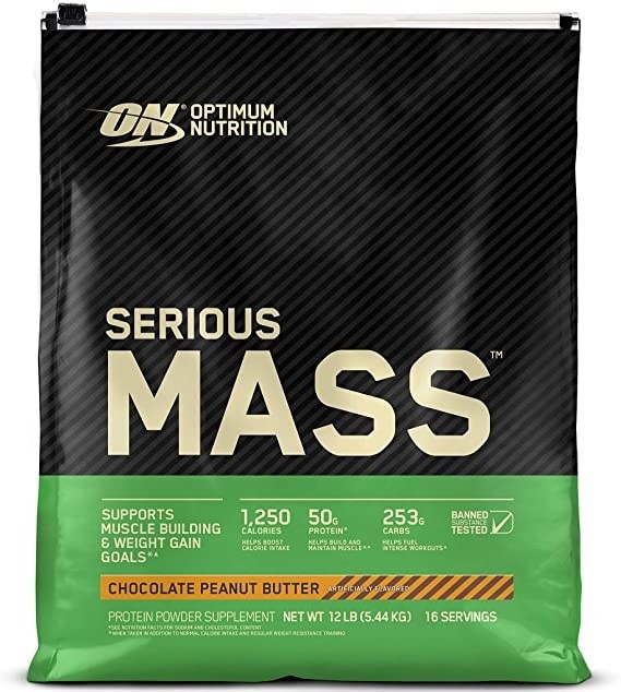 Гейнер Optimum Nutrition Serious Mass Chocolate Peanut Butter 5440g