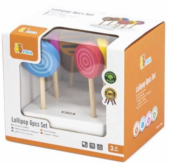 Joc educativ Viga Lollipop 6pcs (44529)