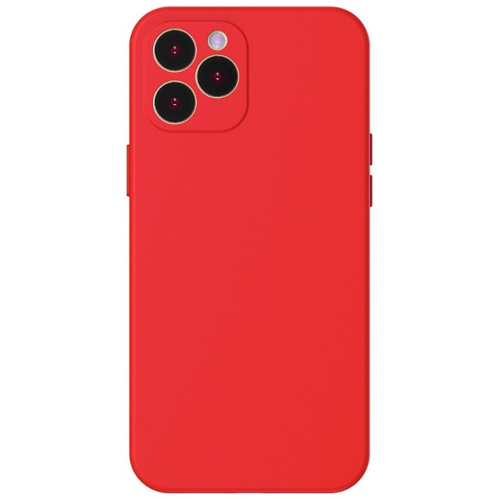 Husa de protecție Baseus Liquid Silica Gel Protective Case For iPhone 12 Pro Red (WIAPIPH61P-YT09)