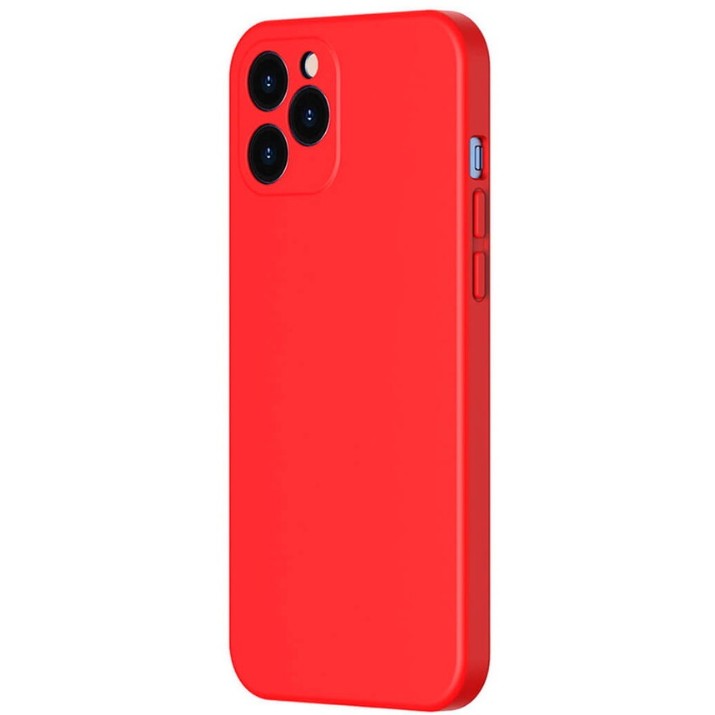 Husa de protecție Baseus Liquid Silica Gel Protective Case For iPhone 12 Pro Red (WIAPIPH61P-YT09)