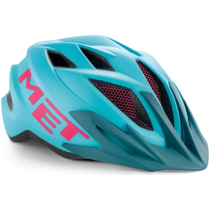 Шлем Met Crackerjack Light Blue Magenta Matt 52-57cm
