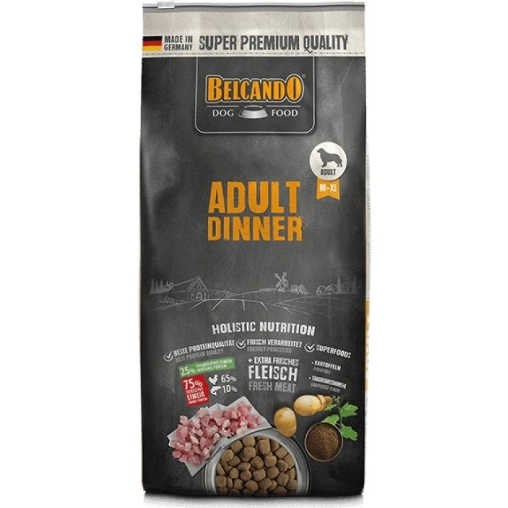 Hrană uscată pentru câini Belcando Adult Dinner 22.5kg