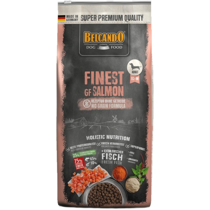 Hrană uscată pentru câini Belcando Finest GF Salmon 12.5kg