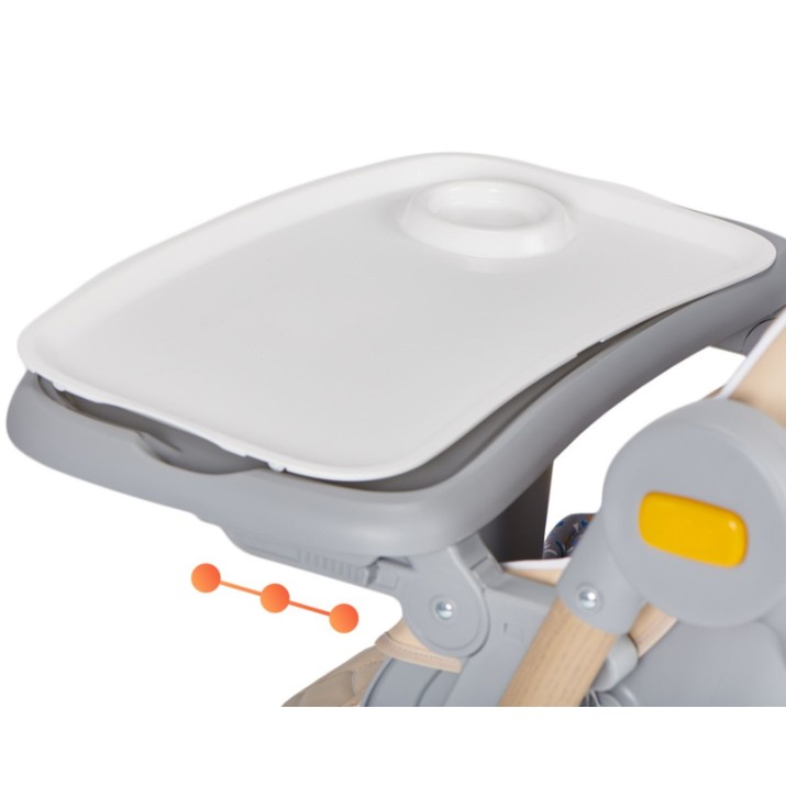 Стульчик для кормления Kinderkraft Lastree Wood (KHLAST00BEGW000)