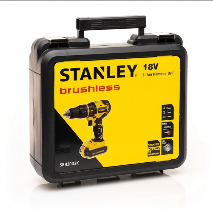 Дрель Stanley SBH20D2K