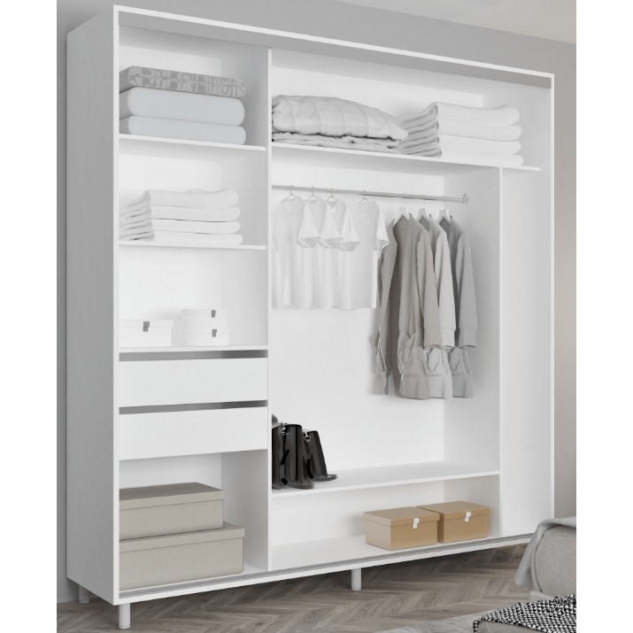 Шкаф-купе Mobildor-Lux Aron 230x220 White (aron1048) K3
