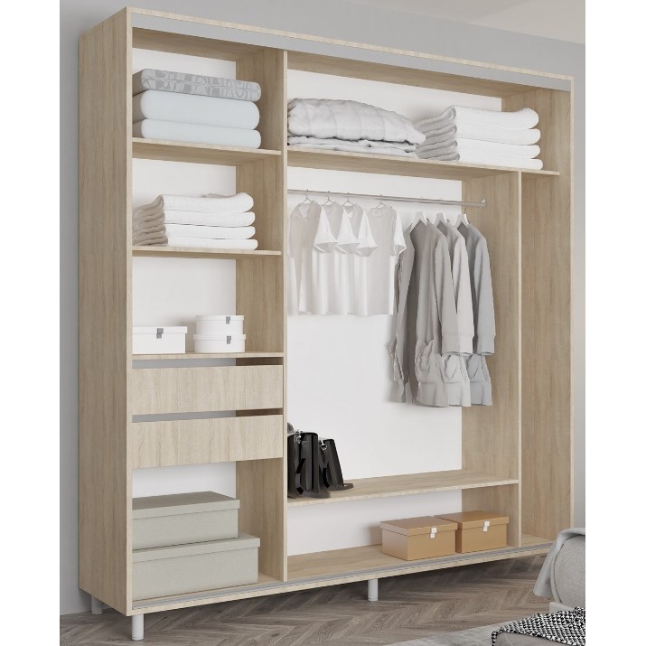 Шкаф-купе Mobildor-Lux Aron 230x220 Oak Sonoma (aron1053) K3