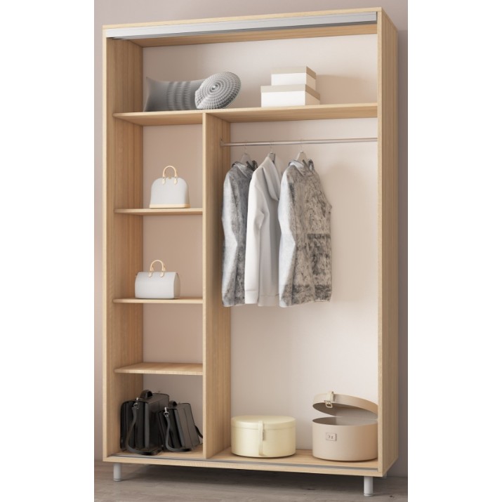 Шкаф-купе Mobildor-Lux Aron-P Mirror 120x220 Oak Sonoma (aronp3501)