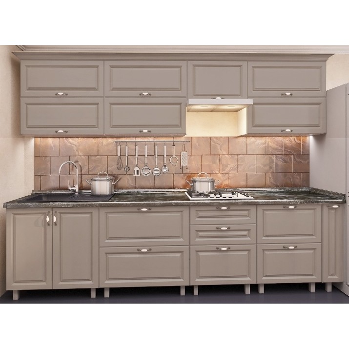 Кухонный гарнитур Bafimob Quadro MDF 3.0m Dub Konkordiya