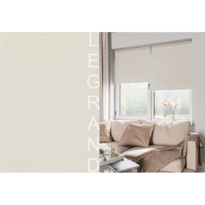 Рулонные шторы Legrand Blackout Ecru 140x175