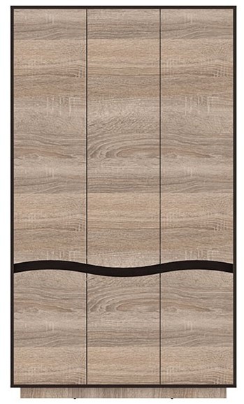 Dulap Yasen Geneva 3D Wenge Magic/Oak Sonoma Truffle