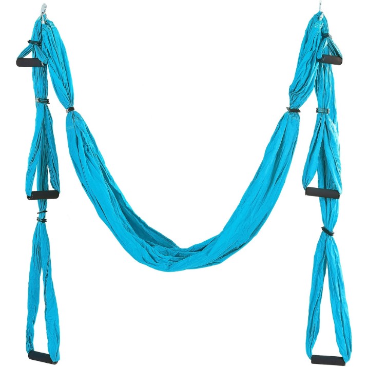 Гамак для йоги с ручками Sportline FI-5323 (5115) Blue