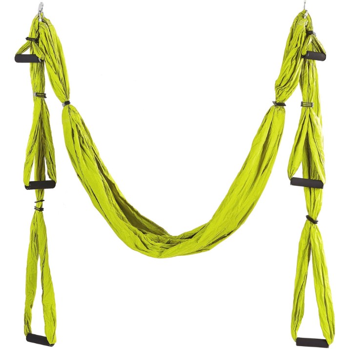 Hamac yoga cu manere Sportline FI-5323 (5115) Green