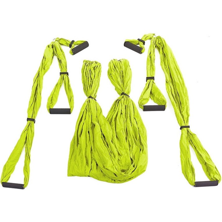 Гамак для йоги с ручками Sportline FI-5323 (5115) Green