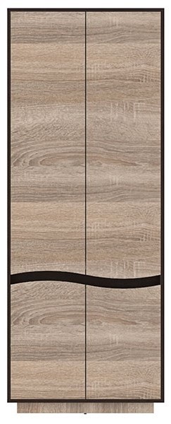 Dulap Yasen Geneva 2D Wenge Magic/Oak Sonoma Truffle