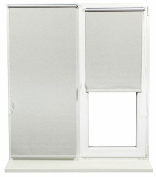 Рулонные шторы Dekora Madagascar 064 Grey/Nature 0.50x1.70m