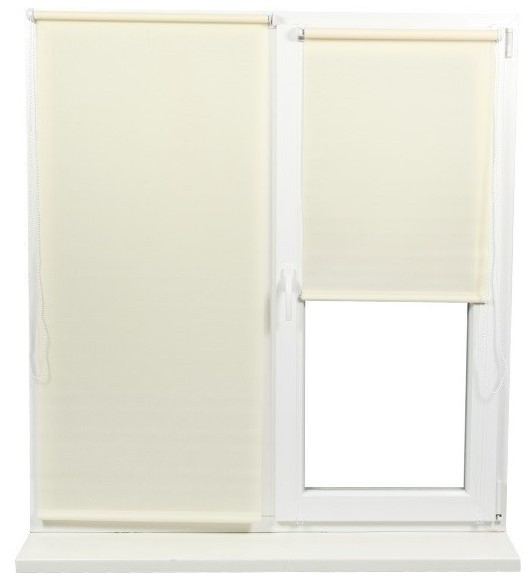Rolete textile Dekora Shantung 875 Creme 0.45x1.7m