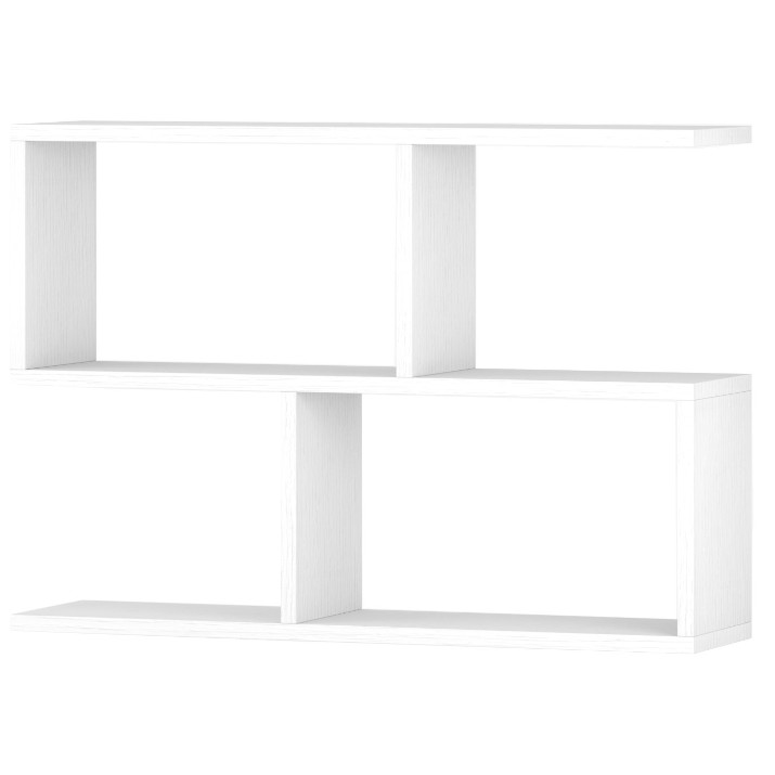 Raft de perete Fabrik Home Small 9 Alb Frasin  78x20x55cm