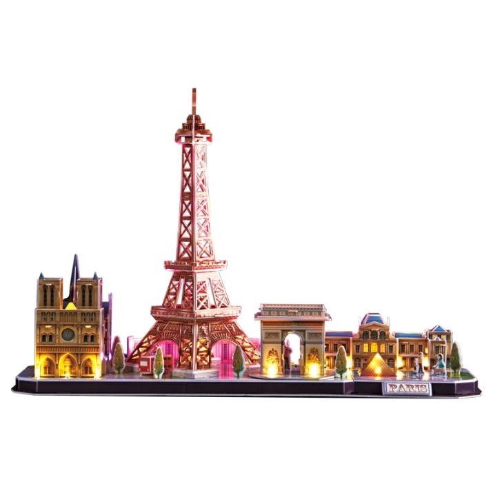 3D пазл CubicFun Paris Led (L525h)