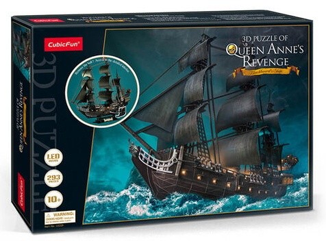 3D-puzzle CubicFun Queen Anne's Revenge Led (L522h)