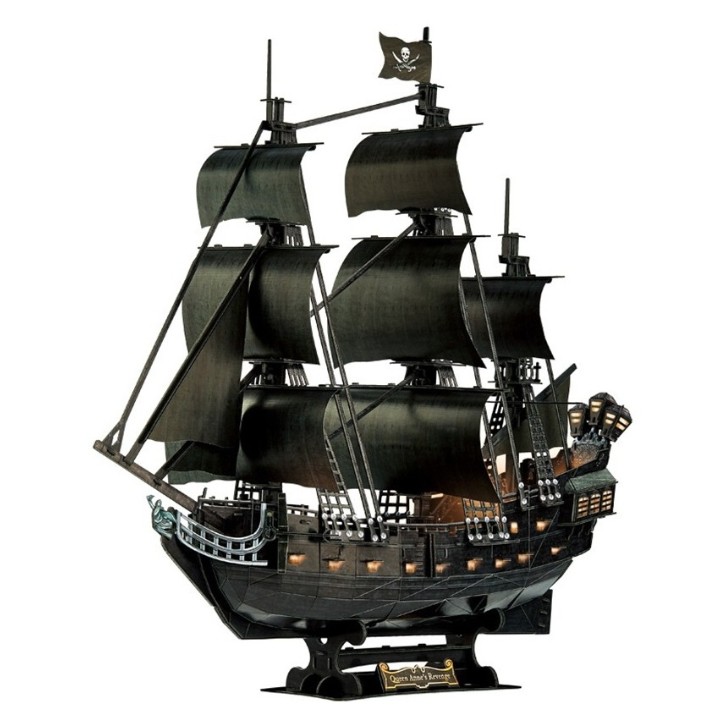 3D-puzzle CubicFun Queen Anne's Revenge Led (L522h)