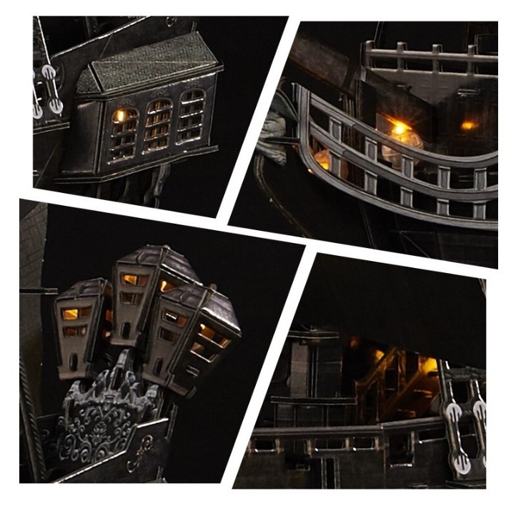3D-puzzle CubicFun Queen Anne's Revenge Led (L522h)