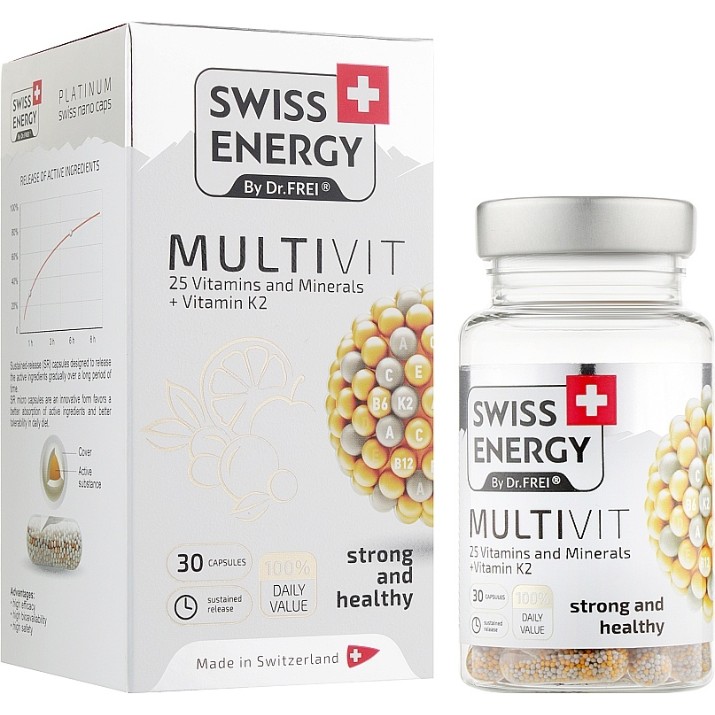 Витамины Swiss Energy Multivit 30caps