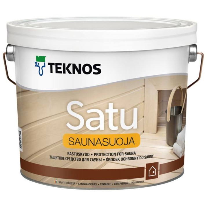 Пропитка для дерева Teknos Satu Saunasuoja 2.7L