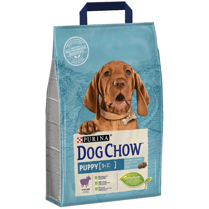 Hrană uscată pentru câini Purina Dog Chow Puppy Lamb 2.5kg 