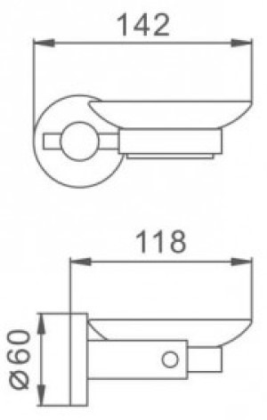 Мыльница Frap F30102