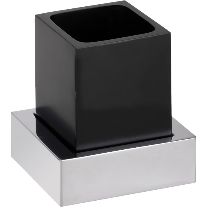 Pahar pentru periuțe de dinți Bemeta Gamma Black (145411012)