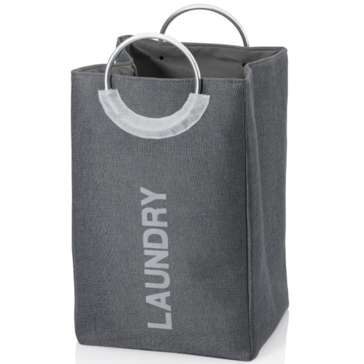 Корзина для белья Kela Palma Dark Grey (24402)